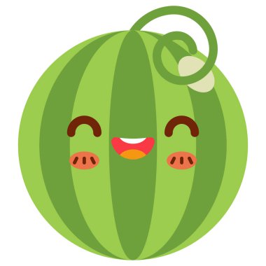 Karpuz ağı simgesi. Vektör illüstrasyonu 