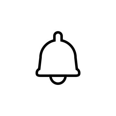 Çan simgesi vektör illüstrasyonu