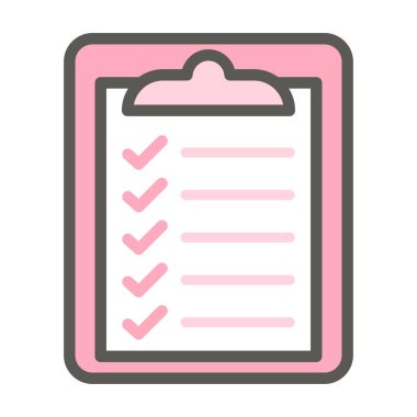 Belgeli panonun vektör illüstrasyonu