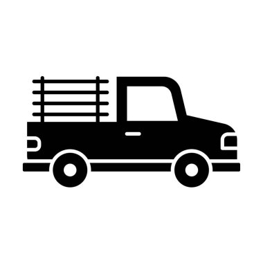 araba, simge, vektör illüstrasyonu 