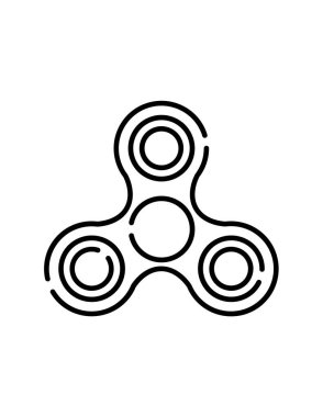 Beyaz arkaplanda siyah stil olarak izole edilmiş hareketli döndürme simgesi. sembol vektör resimlemesini oynat.