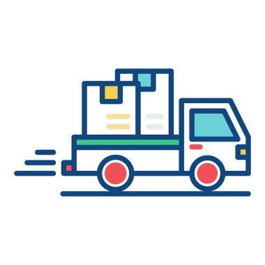 servis simgesi, vektör illüstrasyonu