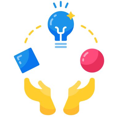 ampul simgesi vektör illüstrasyonu