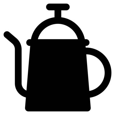 Kettle düz ikon vektör çizimi