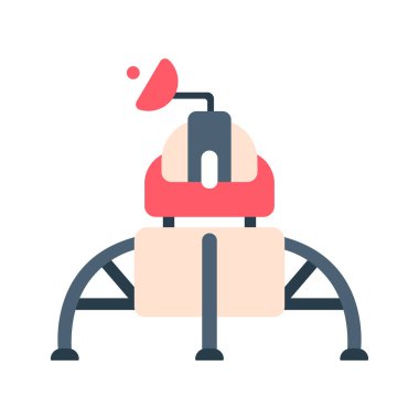 Robot oyuncak makine simgesi vektör illüstrasyon grafik tasarımı