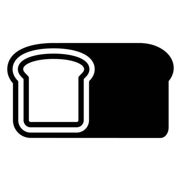 Bread Icon Vector Illustration — Stock Vector