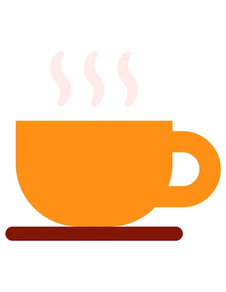 Tasse Web Symbol Vektor Illustration — Stockvektor