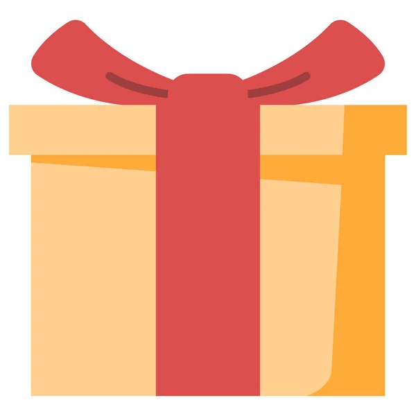 Gift Box Vector Icon — Stock Vector