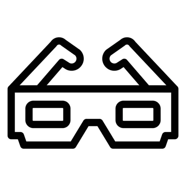 Gafas Icono Ilustración Vectorial — Archivo Imágenes Vectoriales