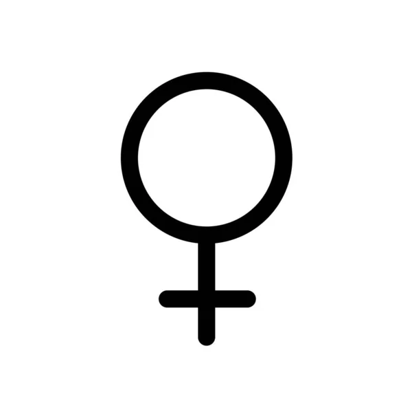 Gender Symbol Web Icon Vector Illustration — Stock Vector