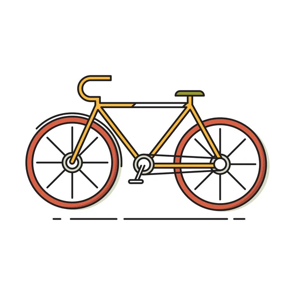 Bicicleta Icono Ilustración Vectorial — Archivo Imágenes Vectoriales