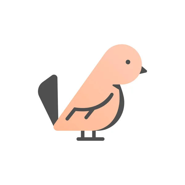 Pájaro Icono Ilustración Vectorial — Vector de stock
