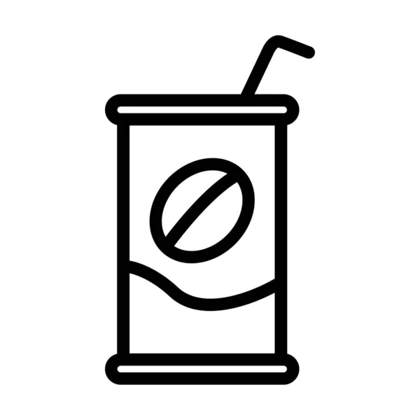 Soda Drink Symbol Vektor Illustration — Stockvektor