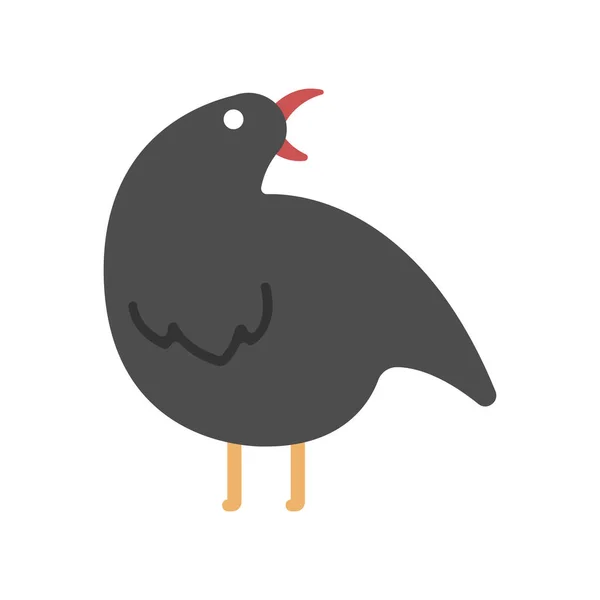 Ikona Sieci Ptaków Ilustracja Wektora — Wektor stockowy