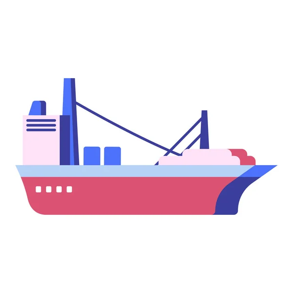 Schiff Symbol Vektorillustration — Stockvektor