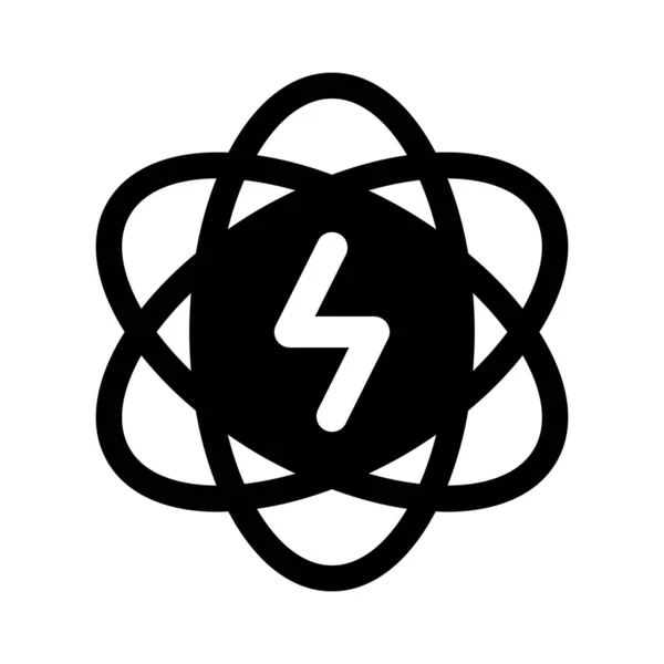 Icona Dell Energia Nucleare Illustrazione Vettoriale — Vettoriale Stock