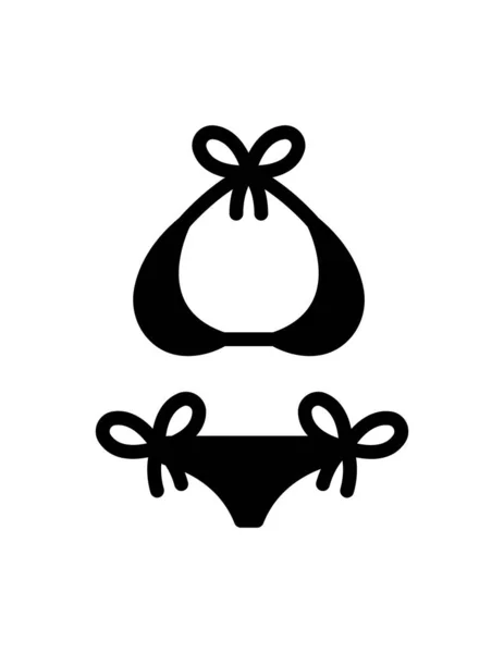 Bikini Symbol Vektorillustration — Stockvektor