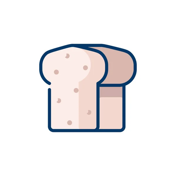 Bread Icon Vector Illustration — Stock Vector