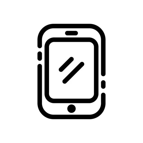 Smartphone Icône Illustration Vectorielle — Image vectorielle