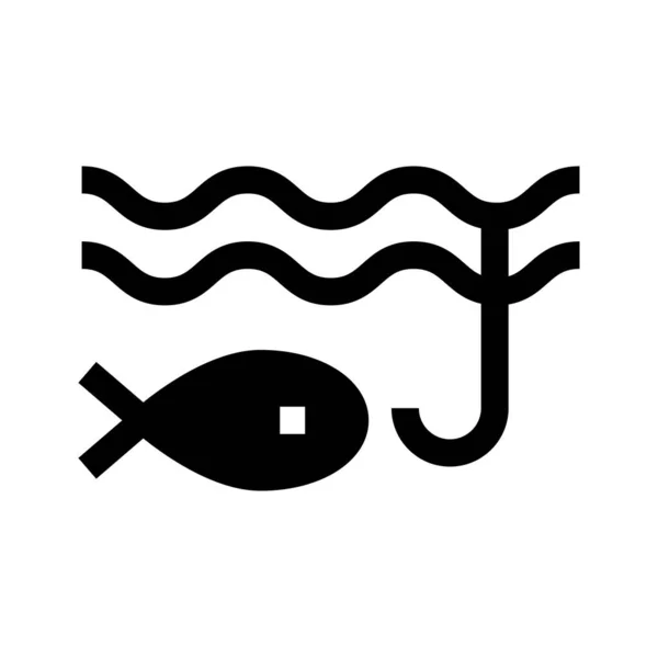 Fisch Symbol Vektor Illustration — Stockvektor