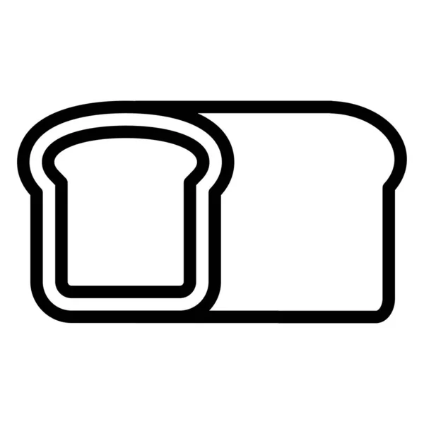 Bread Icon Vector Illustration — Stock Vector