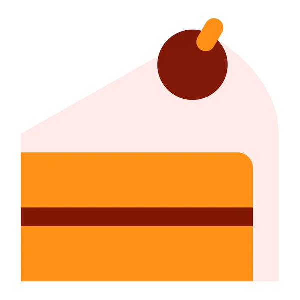 Kuchen Symbol Vektor Illustration — Stockvektor