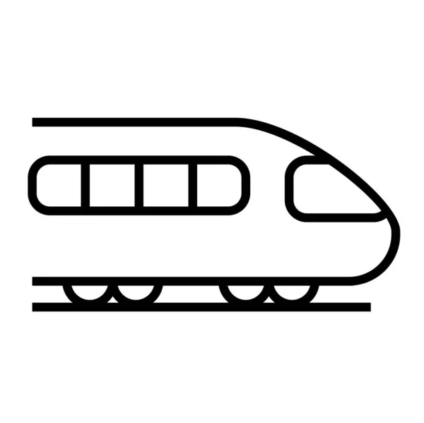 Treno Icona Vettoriale Illustrazione — Vettoriale Stock