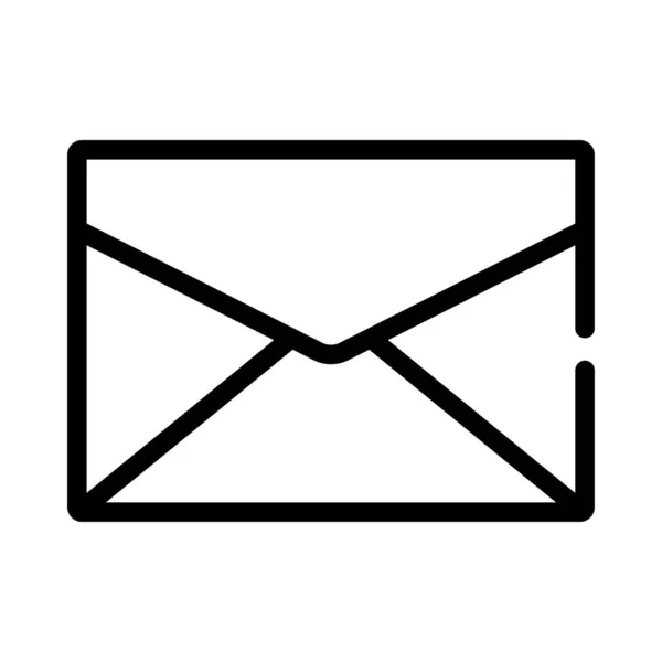 Значок Конверта Знак Электронной Почты Векторная Иллюстрация — стоковый вектор