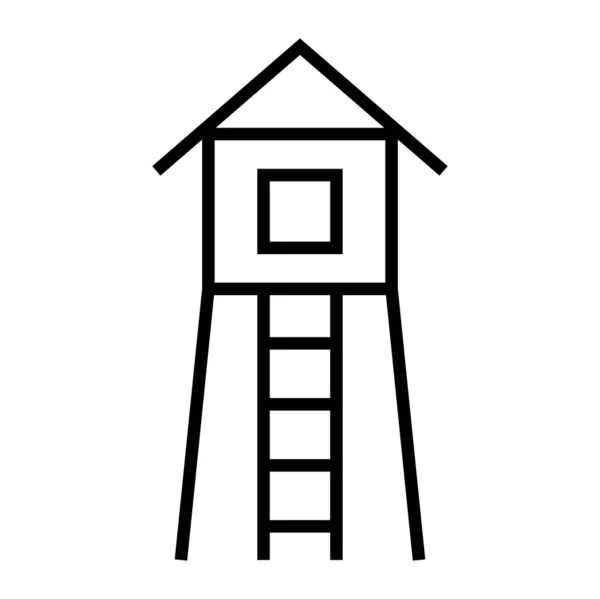 Vektorová Ilustrace Ikony Moderní Budovy — Stockový vektor