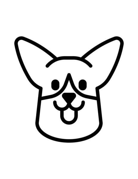 Vektor Illustration Søde Hund – Stock-vektor