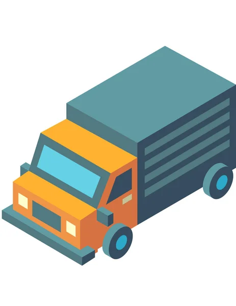 Εικονίδιο Ιστού Φορτηγού Εικονογράφηση Διανύσματος — Διανυσματικό Αρχείο