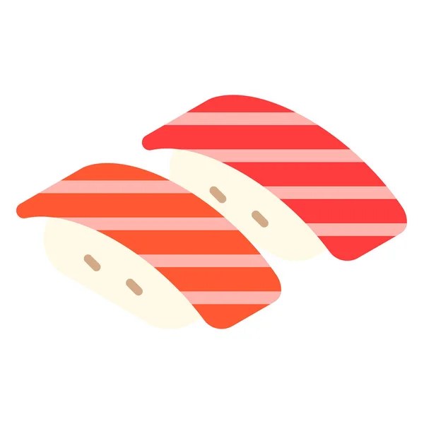 Sushi Symbol Vektorillustration — Stockvektor