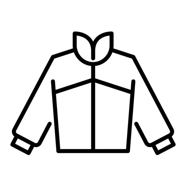 Chaqueta Icono Plano Vector Ilustración — Vector de stock