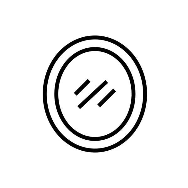 Linia Sztuka Wektor Logo Ikona — Wektor stockowy