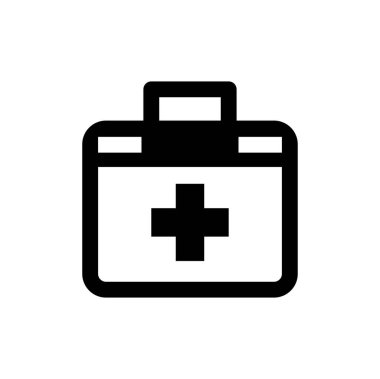 İlk yardım simgesi vektör illüstrasyonu 