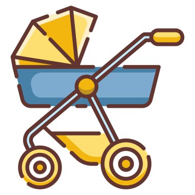 Bir bisiklet simgesinin vektör illüstrasyonu