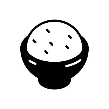 pirinç simgesi, vektör illüstrasyonu 