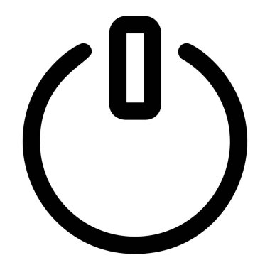 güç hattı vektör simgesi