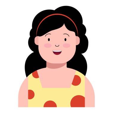 Kadın, kadın simgesi, vektör illüstrasyonu 