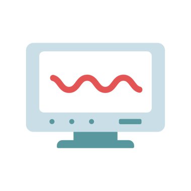 bilgisayar ekranı vektör simgesi