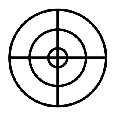 Bir n hedefinin vektör illüstrasyonu