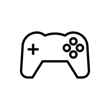 gamepad web simgesi, vektör illüstrasyonu 