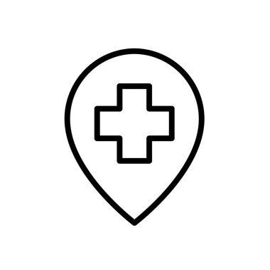 tıbbi simge vektör illüstrasyonu