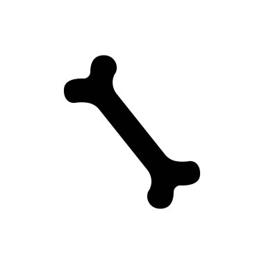 kemik, simge, vektör illüstrasyonu 