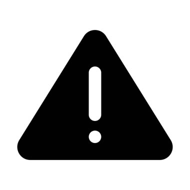 Ünlem işareti yol işareti, vektör illüstrasyonu