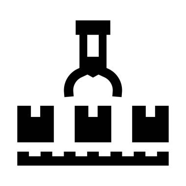 Taşıyıcı ağ simgesi. Vektör illüstrasyonu 