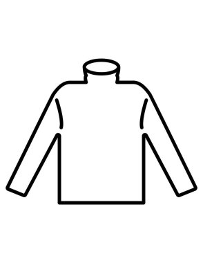 Kazak ağı simgesi. Vektör illüstrasyonu 