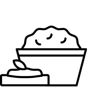 Yemek ağı simgesi. Vektör illüstrasyonu 