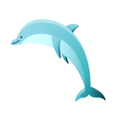 Yunus çizgi filminin vektör çizimi