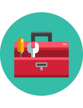 Otel düz vektör simgesi